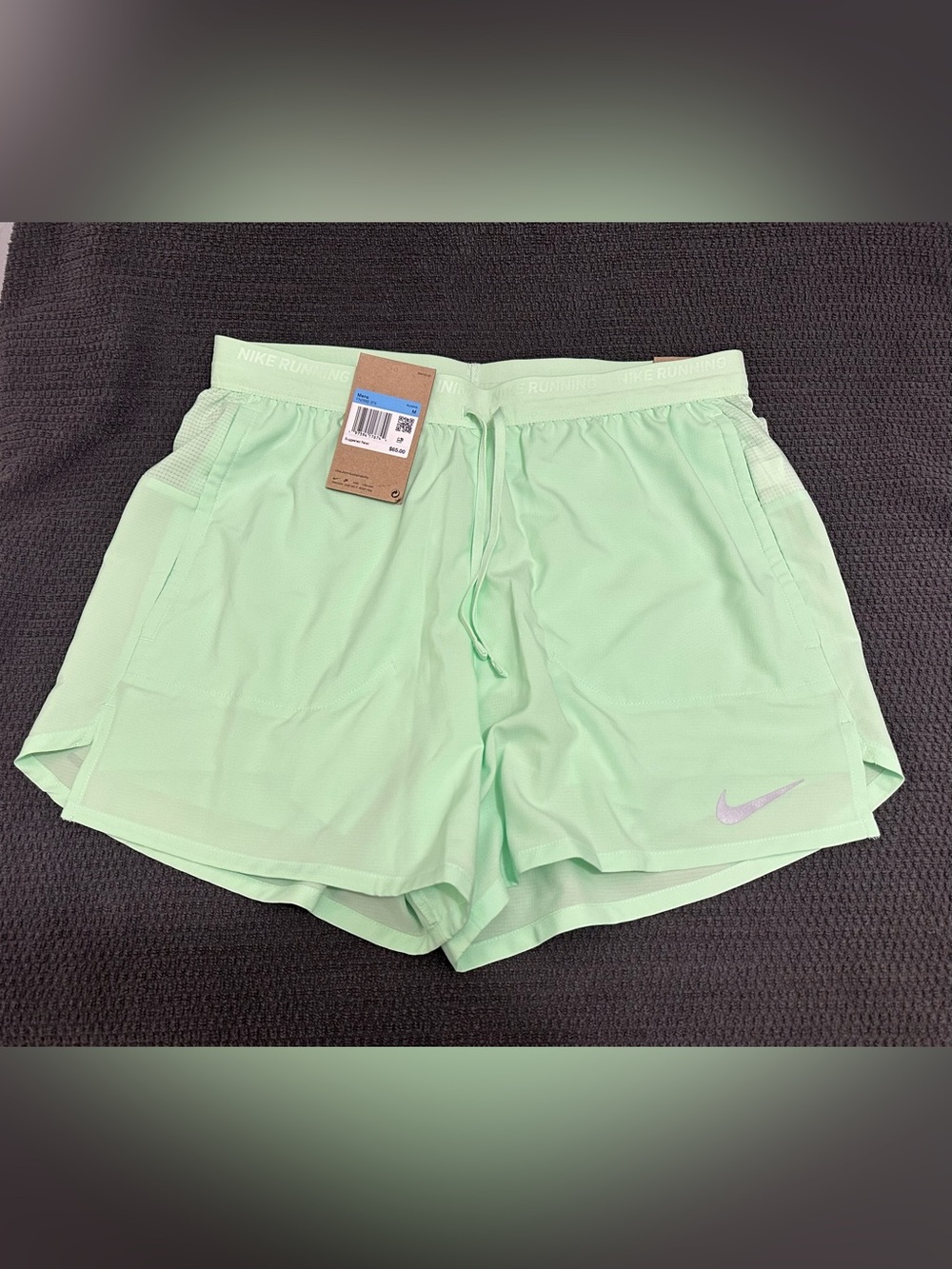 Nike Men’s Nike Stride 5” Running Shorts Mint Medium (M)